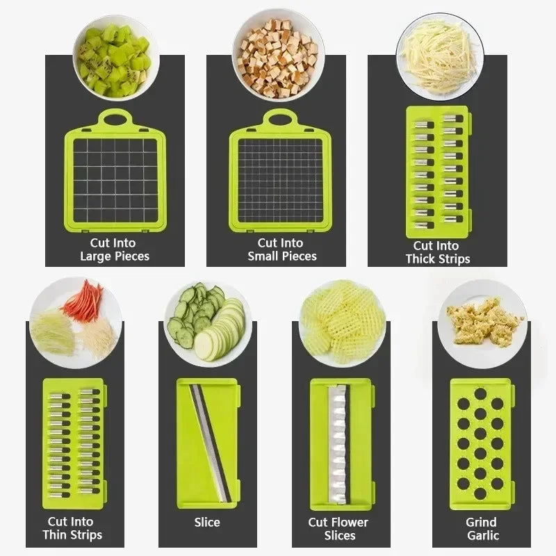 16 in 1 Multifunctional Vegetable/Fruit Chopper
