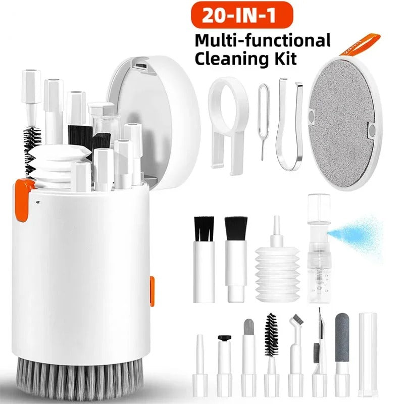 20-in-1 Multi-Functional Cleaning Tool Kit for Camera, Headset, Mobile, Laptop & Keyboard