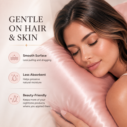 LumiSilk™ Mulberry Silk Pillowcase