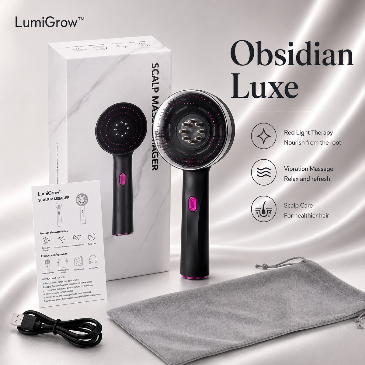 LumiGrow™ Scalp Massager