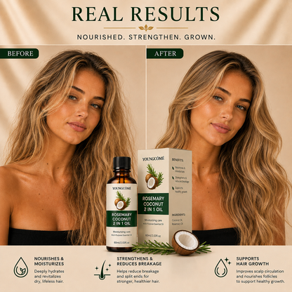 LumiRose™ Rosemary + Coconut Hair Oil