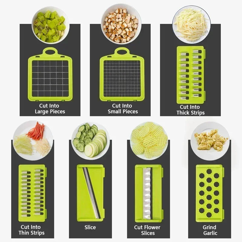 16 in 1 Multifunctional Vegetable/Fruit Chopper