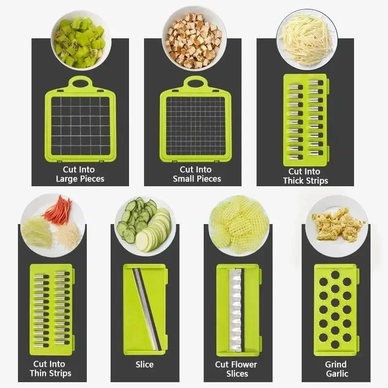 16 in 1 Multifunctional Vegetable/Fruit Chopper