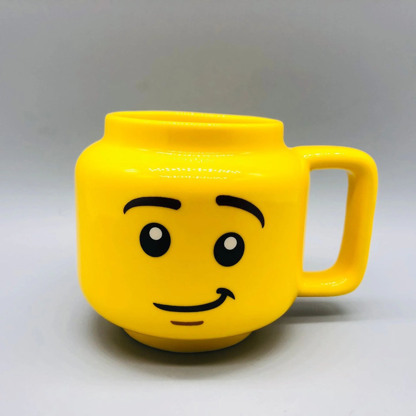 Lego Head Cartoon Ceramic Mug Cup 250ml