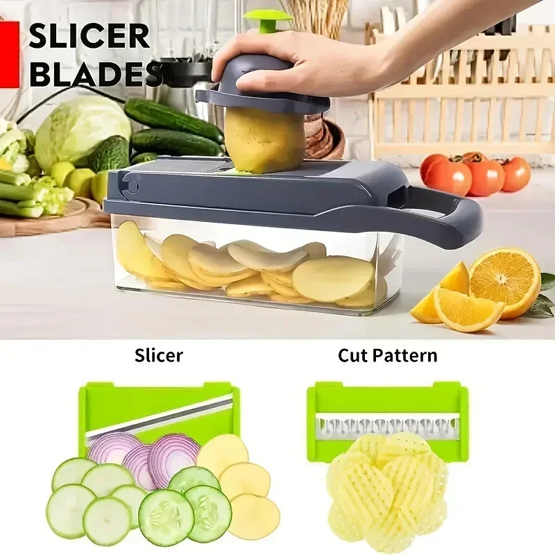 16 in 1 Multifunctional Vegetable/Fruit Chopper