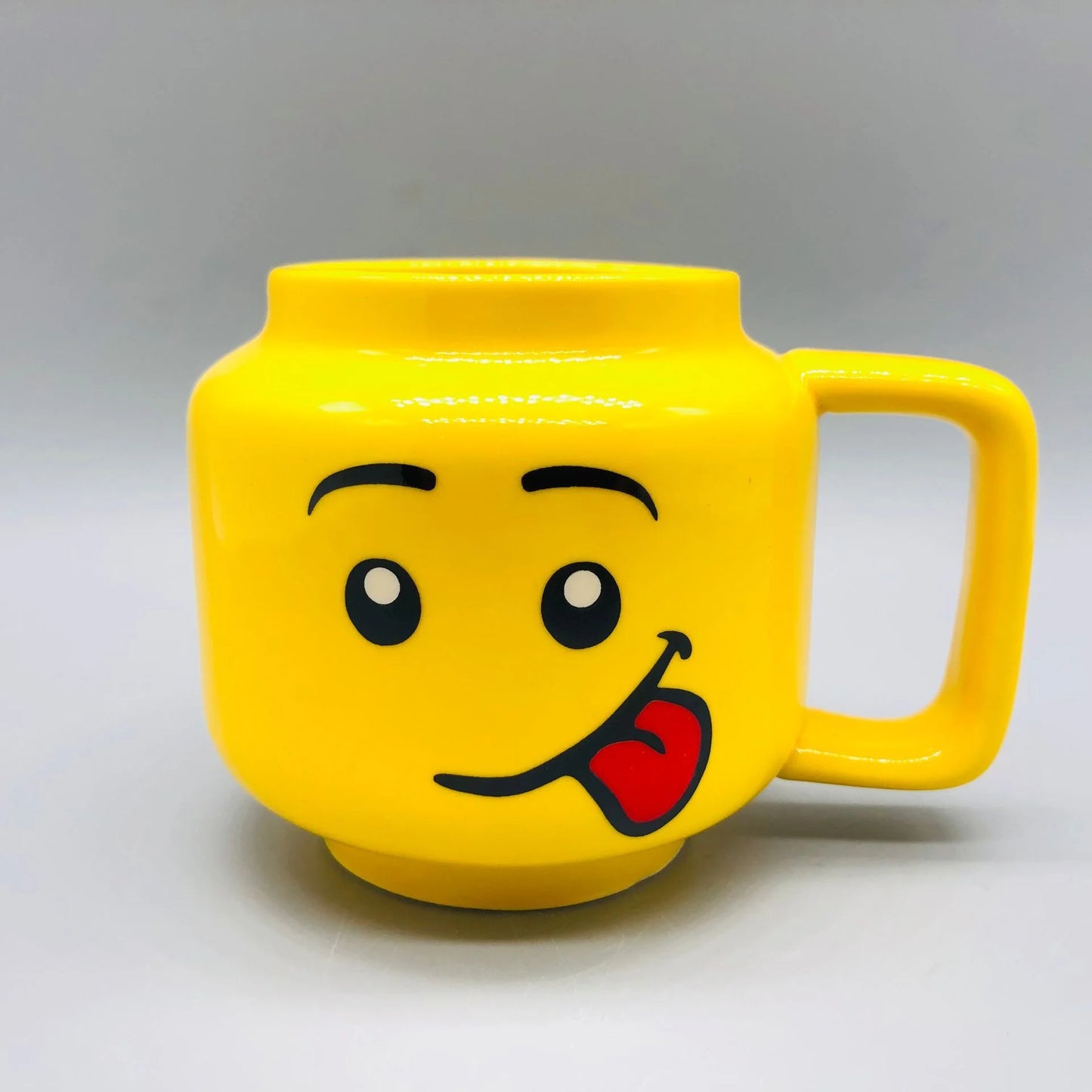 Lego Head Cartoon Ceramic Mug Cup 250ml