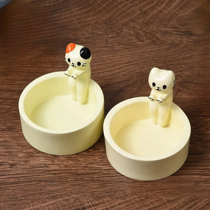 Kitten Candle Holder