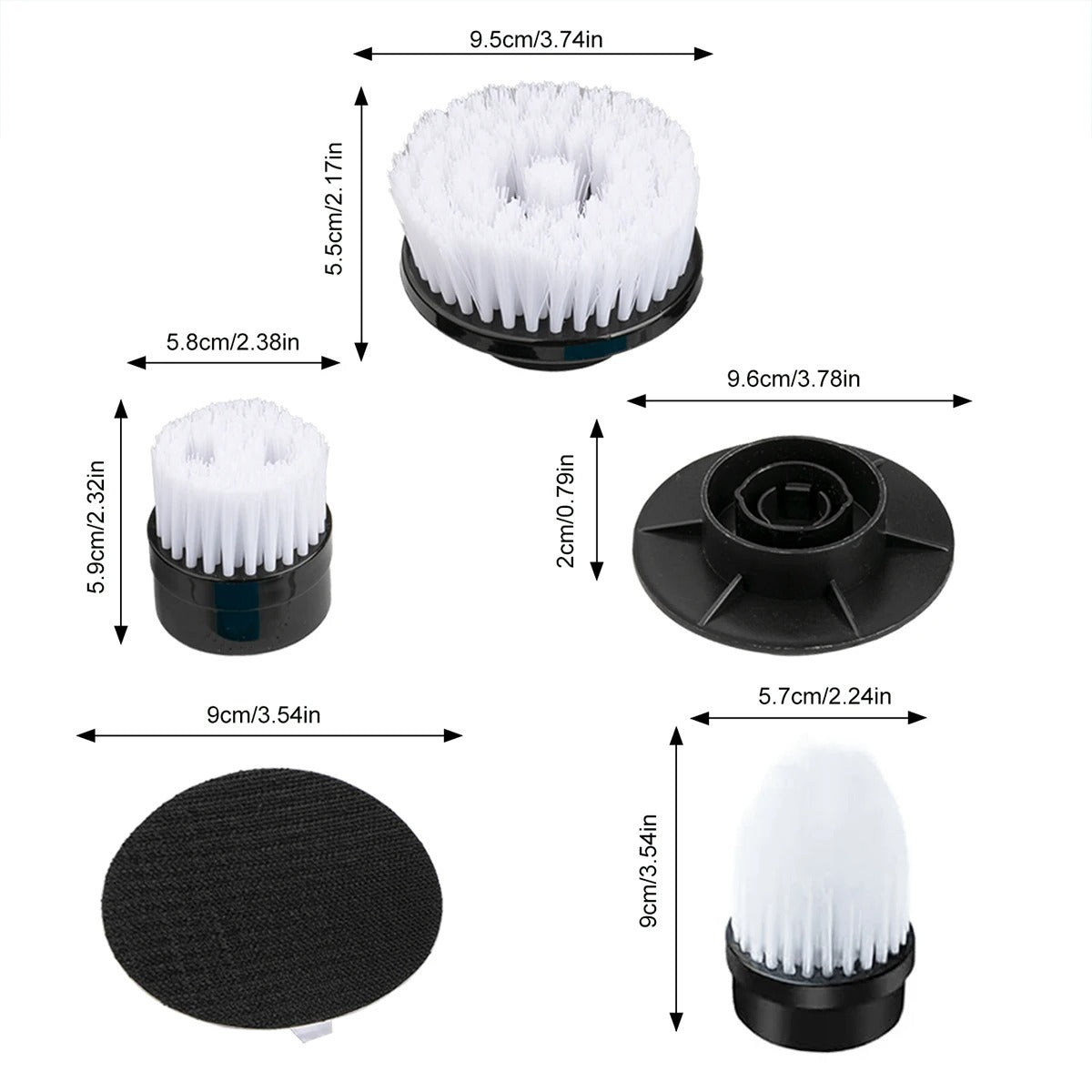 PowerSpin™ Replacement Brush Heads 9-Piece Kit