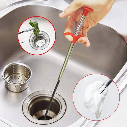 57cm Flexible Drain Unblocker – Kitchen & Bathroom Cleaner
